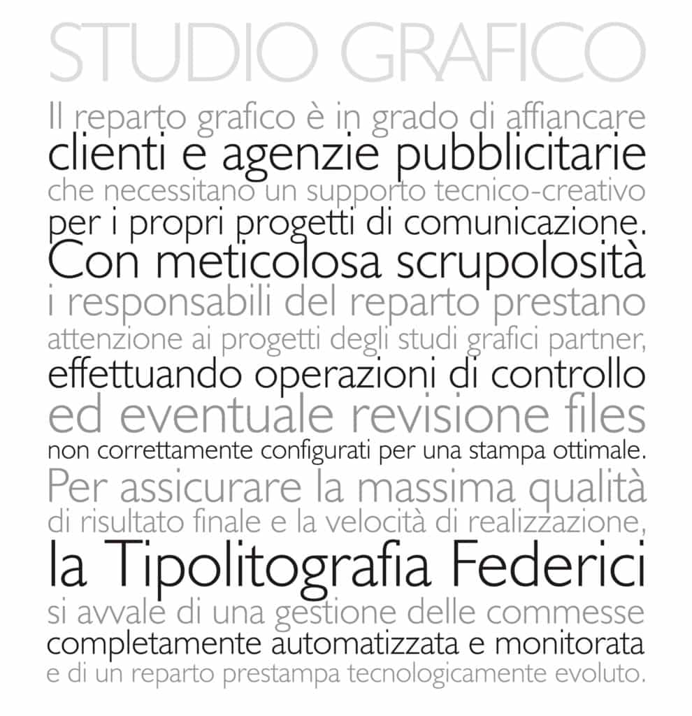 Studio Grafico - Tipolitografia Federici - Terni (Umbria)